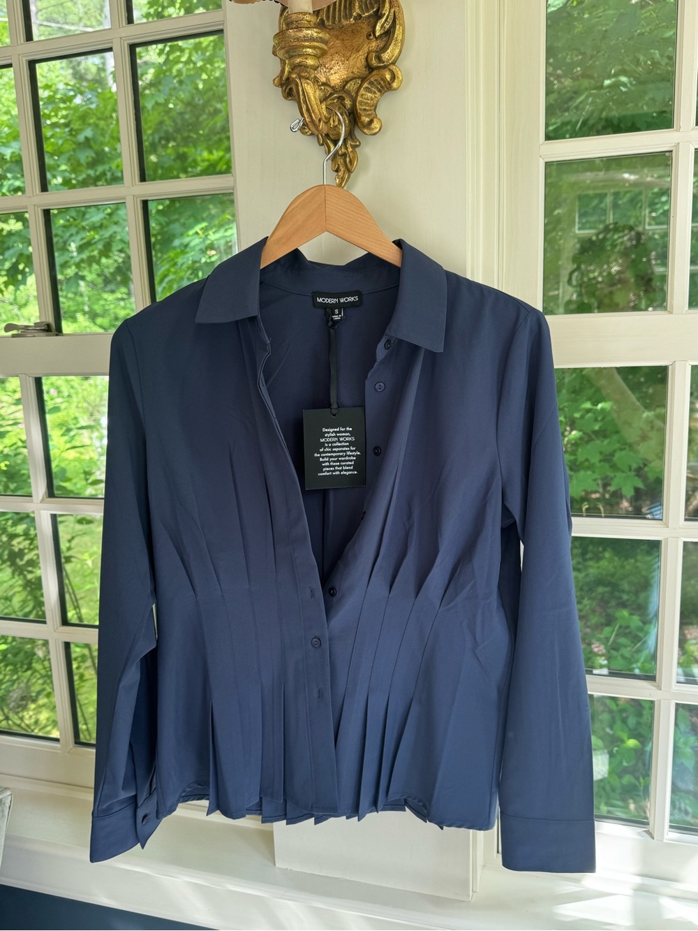Modern Works Pleated Blouse